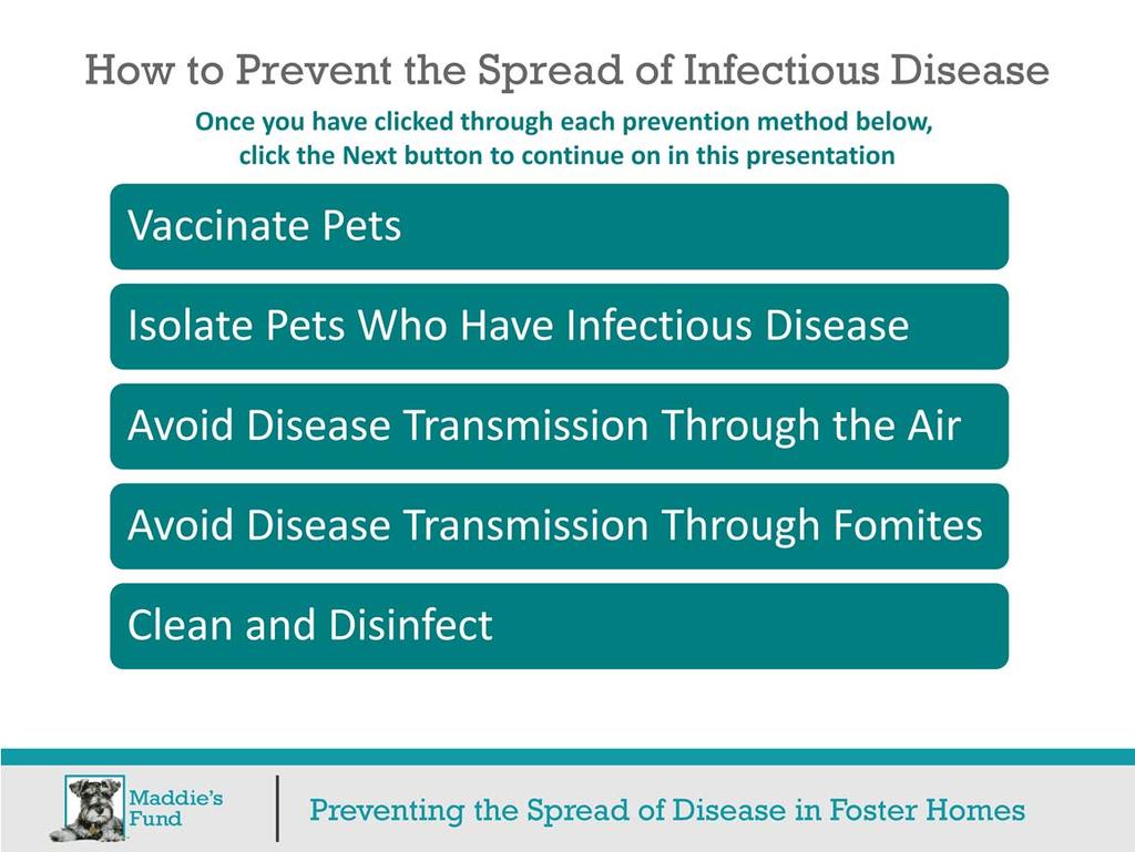 We need to take five different precautions to prevent the spread