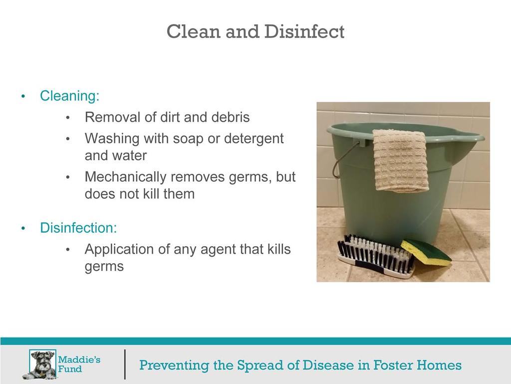 To get started, it s essential to understand the difference between cleaning and disinfection.