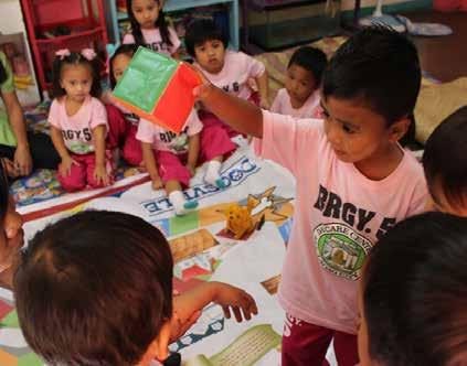 been identified. In Sorsogon, 534 flip charts were distributed, reaching 160,000 students.