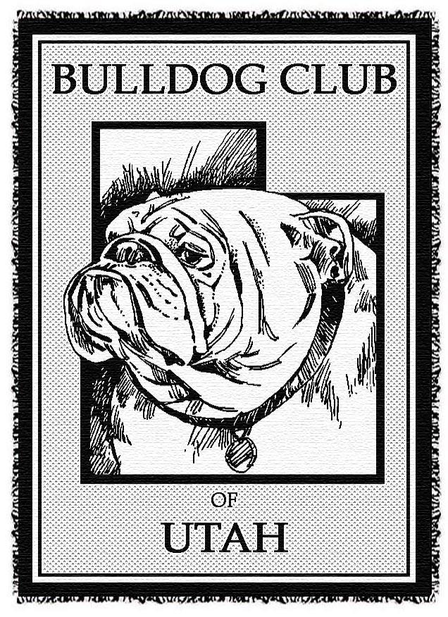 GET YOURS NOW!! Bulldog Club of Utah Throws Now on sale!! This beautiful Custom Throw was designed by the Bulldog Club of Utah and created by Spirit Throws. It is 100% cotton, Jacquard woven in the U.