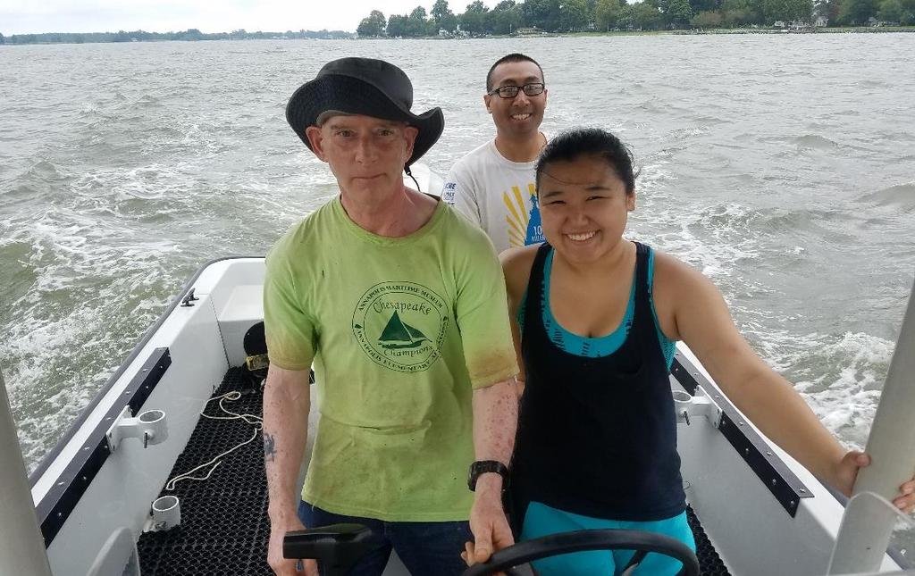 Tracking Zombie Crabs The Chesapeake Bay Parasite Project George Smith, Rachel Kang, and Clinton Arriola in the Tred Avon River. November 16, 2017 By Monaca Noble Record Turnout and Enthusiasm!