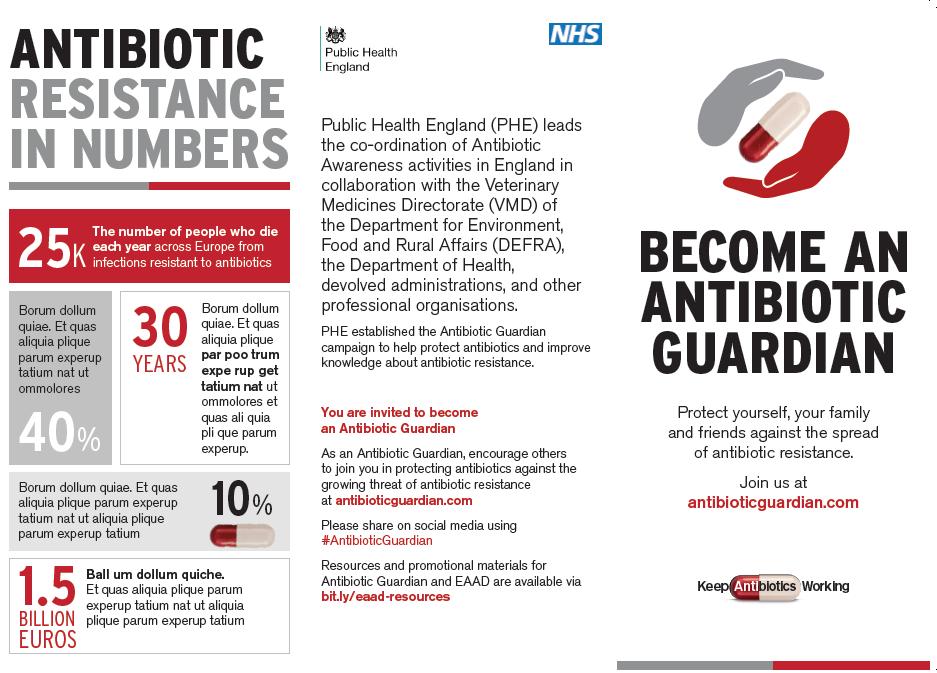 LEAFLETS: HEALTHCARE WORKERS & ENGAGED PUBLIC INFOGRAPHIC LEAFLET