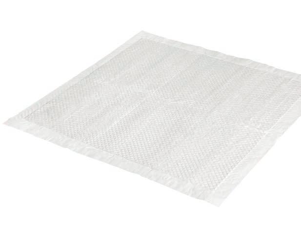 spilling out Waterproof base layer prevents moisture from seeping through to the floor or carpet Scratch and tear resistant non-woven surface material colour white/white sizes DOGGIE