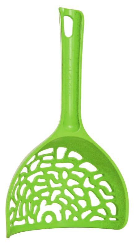 handle Can be stood or hung up Easy to clean green ivory