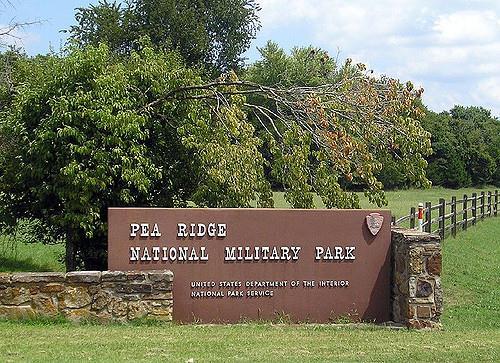 Pea Ridge National Military Park Known for its important location and history as the location for the Civil War battle that determined the fate of the state of Missouri and the West as being a part