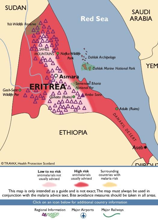 Eritrea It was agreed not to alter the GDRI wording but to update the map with