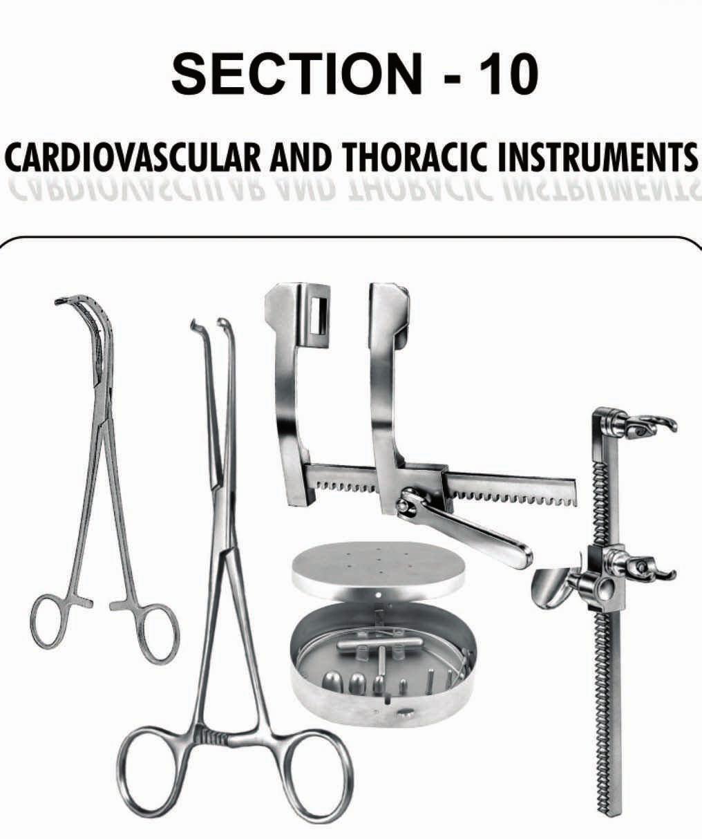 SECTION 0 Cardiovascular & thoracic instruments кардиоваскулярный и торакакльный инструмент Союз МедТех -