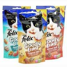 1 Dreamies 55g & 60g These irresistible treats are little crunchy squares