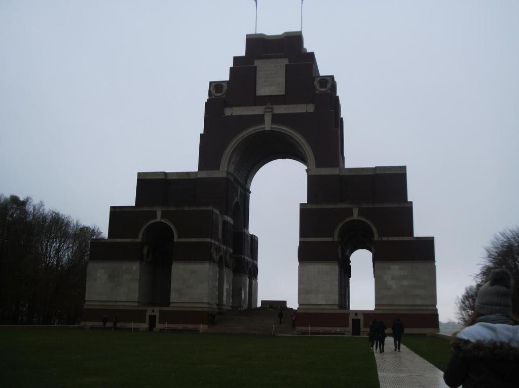 Thiepval Memorial From all the memorials we visited, Thiepval has to be one of the most famous.
