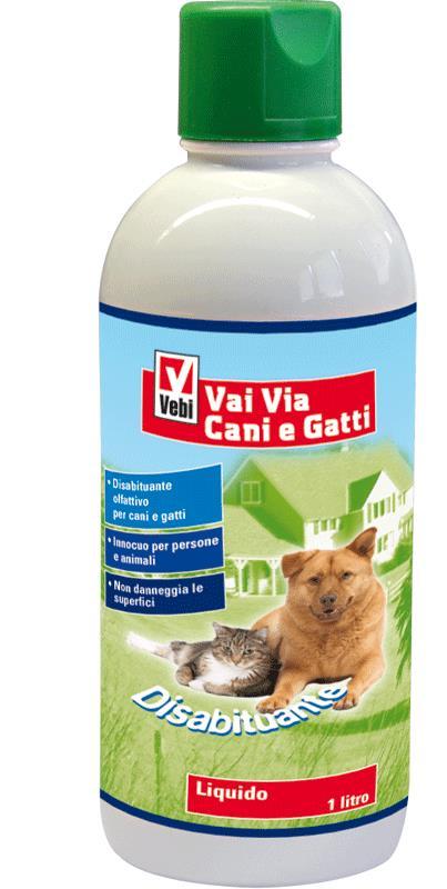 Liquid repellent for dogs and cats Helps keep dogs