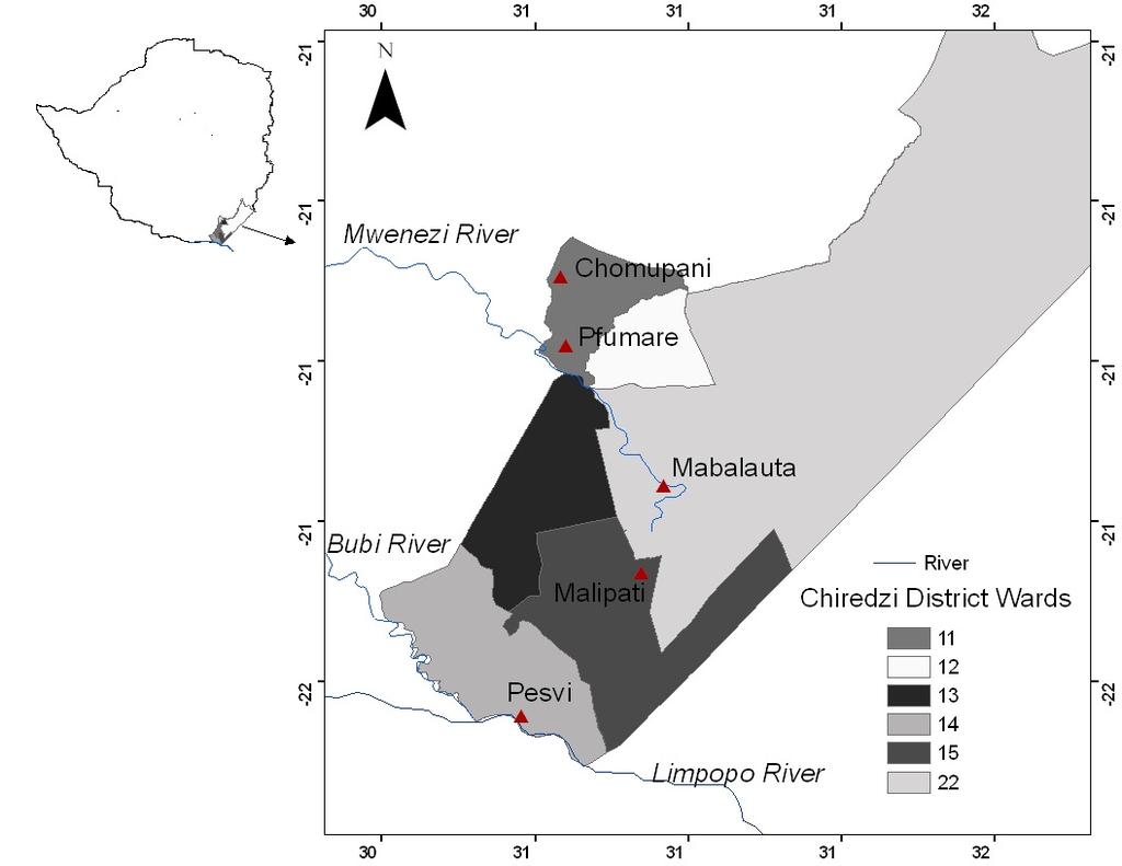 36 Figure 3.2 Location of the interface area (Malipati and Pesvi), non-interface area (Chomupani and Pfumari) and GNP. 3.2 Sampling of animals and sample collection The survey covered the period from July 2007 to October 2009.