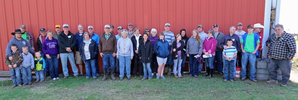 Sale Time with our Sale Referee Kent Clymer (See picture at right) A picture of those who attended our 2015 Sale! Thanks everyone.