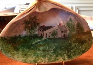 FEBRUARY 2015 VOL.#4, ISSUE #1 Painting on a Clamshell: Is This the Only Known Painting of Kingston s Allerton/Cushman Farmhouse?