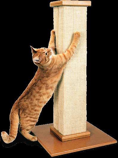 Ultimate Scratching Post #2 Cats need a scratching post that will allow them to get a full stretch. The 2.