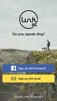 SET UP YOUR LINK AKC APP Create your account 1 2 Create a
