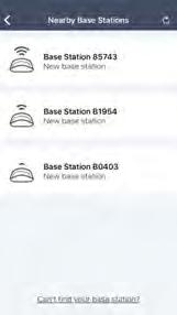SET UP YOUR LINK AKC APP Sync your Base Station 1 2 3 Find your Base Station Place your phone near your