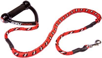 For dual walking Light reflective strands woven into the rope provide enhanced visibility at