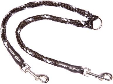 Light reflective strands incorporated into the rope provide enhanced visibility at night.