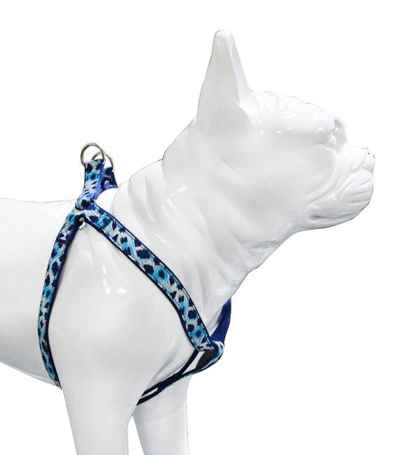Dog Harnesses Furwear Dog Harnesses are available in three different sizes with an adjustable strap to fit smaller breeds to larger breeds of dogs.