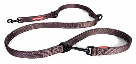 You can then go back to a 100cm (3ft) leash by just pulling on the D-ring Can also be used as an emergency check collar and temporary tether Reflective webbing for night safety WIDTH WIDTH 72 6ft /