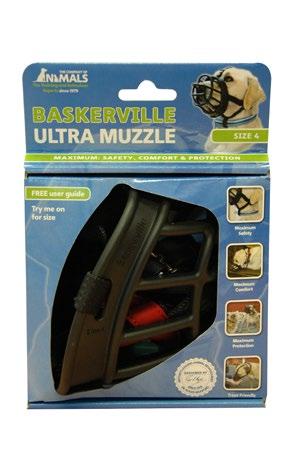 Muzzles Baskerville Ultra Muzzle Perfect fit Can be heated and re-shaped for a personalised
