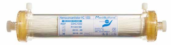 HEMOCONCENTRATORS HEMOCONCENTRATORS Andocor hemoconcentration filters are intended to relieve or mitigate overhydratation in patients undergoing cardiopulmonary procedures and to increase