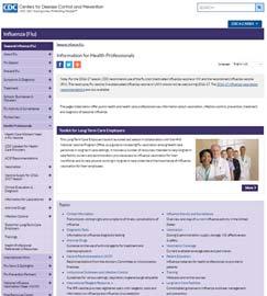 CDC Toolkit for Influenza https://www.cdc.