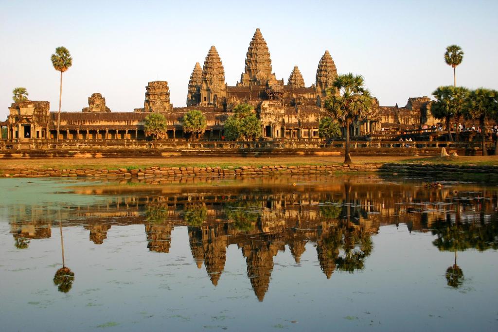 One of the many temples in Cambodia built between A.D.