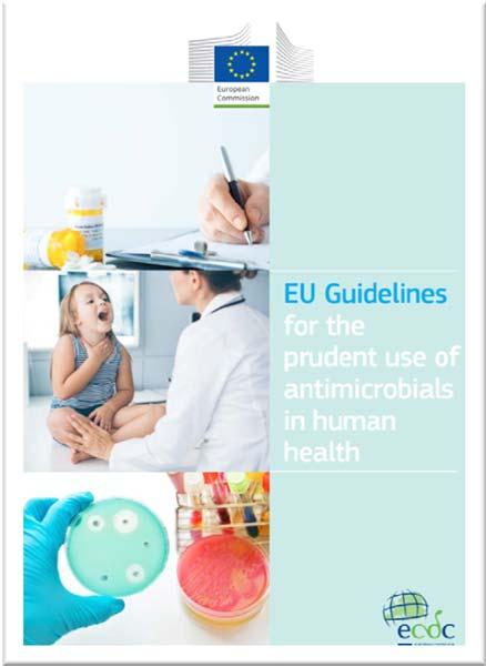 EU guidelines for AM use EU Guidelines for the prudent use of antimicrobials in human health to reduce inappropriate use