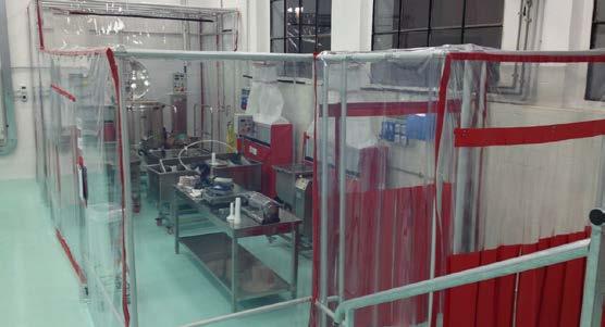 Experimental food processing 400m 2 facility to meet research needs on food safety, in particular