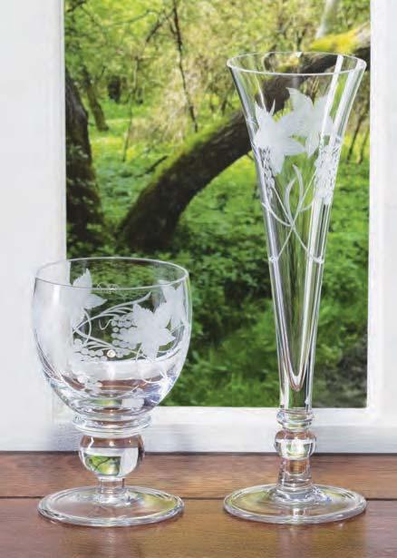 Each glass in this collection is British hand made and hand cut and has its own