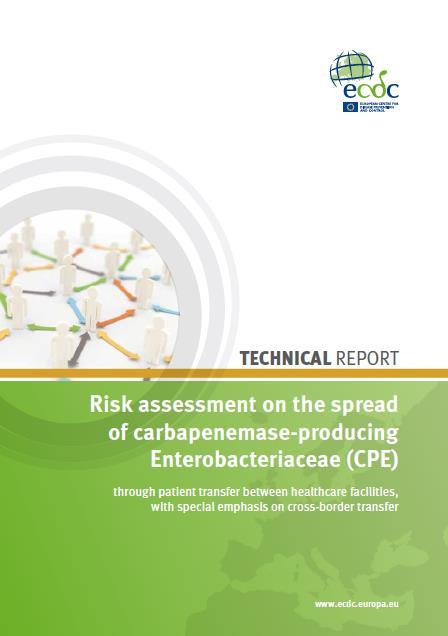 ECDC risk assessment on the spread of carbapenemase-producing Enterobacteriaceae: risk factors for patient infection or colonisation Prior use of antimicrobials Any antimicrobial Carbapenems