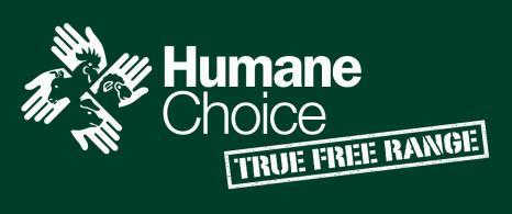 HUMANE CHOICE True Free Range STANDARDS - POULTRY 2019 Version 2.