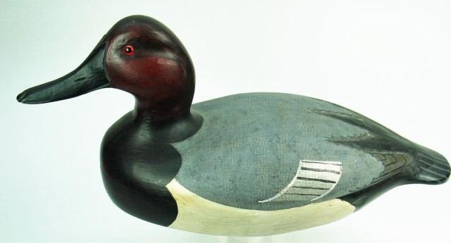 Page: 25 134 Canvasback Decoy After Ward Brothers New
