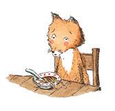 Inside, Fox was lying awake with a hollow feeling in his belly. He had been up three times already for something to eat. A bowl of pasta with sauce.
