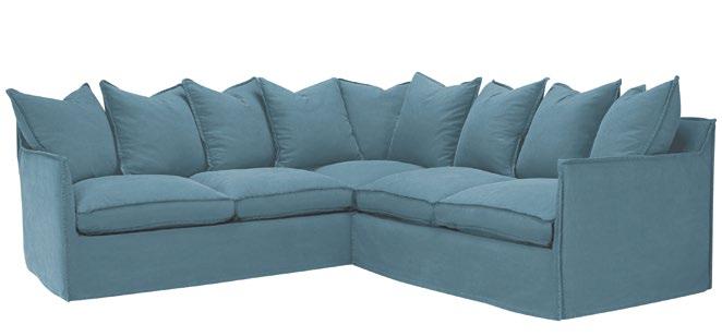 patterson Upholstered with slipcover. Exists also in sofa, armchair and pouf.