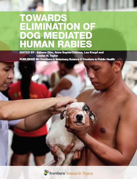 OCTOBER 2017 Publications: Co-edited and contributed to Frontiers research topic Towards Elimination of Dog Mediated Human Rabies NOVEMBER 2017 2nd World Rabies Day Awards: