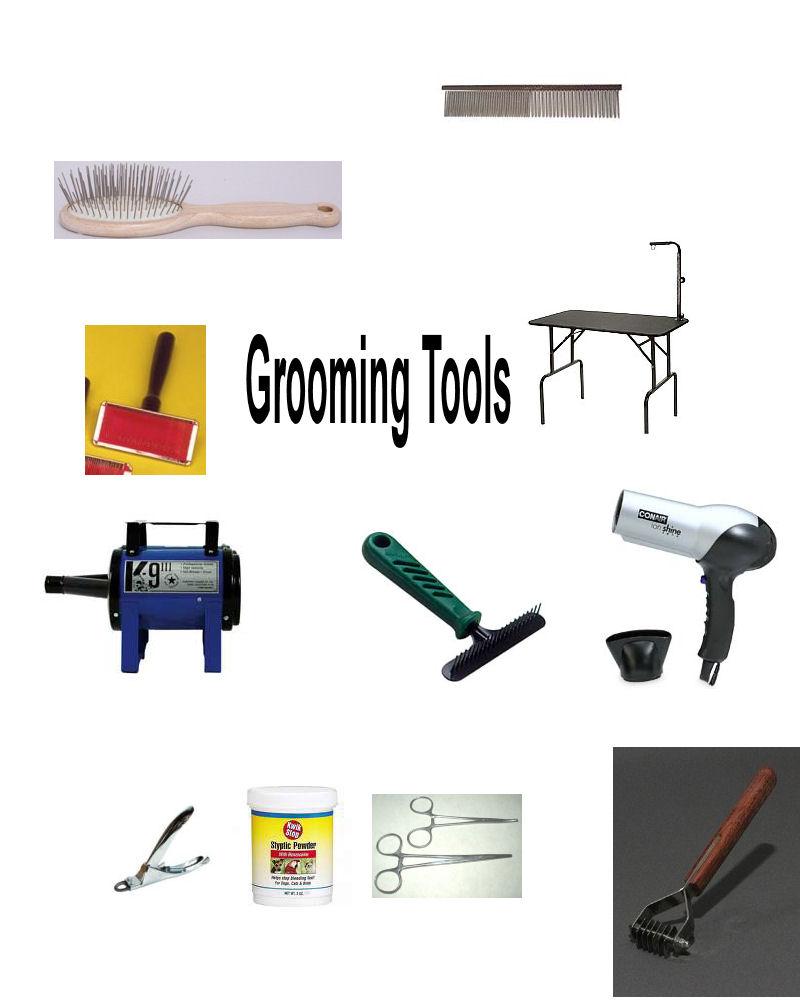 Grooming Supplies For grooming an older puppy and adult bobtail you will need the following tools: Grooming table Pin brush (make sure there are NO balls on the tips of the pins) (I prefer #1All