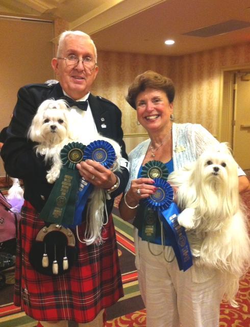 From Ruth Shields: It was an award winning day for Rand Parker's at the Maltese National in Louisville, KY on June 5.