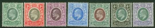 610. SG 26d Somaliland Protectorate 1903. 1a carmine, variety Somaliland. Very fine used CAT 70. 40 611.