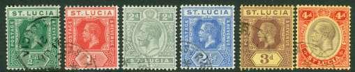 ½d to 5/- set of 11 values.