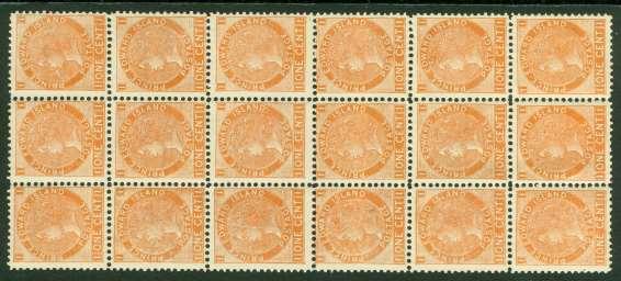 512. SG 36 Prince Edward Islands 1872. 1c brown orange.