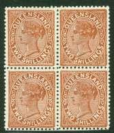 SG 198 Queensland 1890. 2/- pale brown.