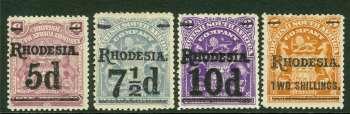 130 541. SG 133 Rhodesia 1 grey-purple.