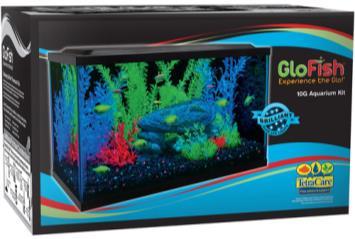 start in this great hobby Glofish Aquarium 5 Gal 10 Gal A fun tank designed to display colorful Glo