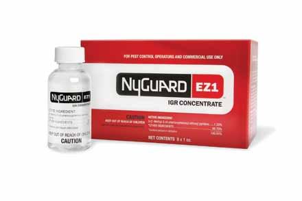 Specimen Label NyGuard EZ1 IGR Concentrate Emulsifiable concentrate with Insect Growth Regulator for of Fleas, Stored Product Pests, listed Roaches, Crickets, Litter Beetles and Flying Insects For