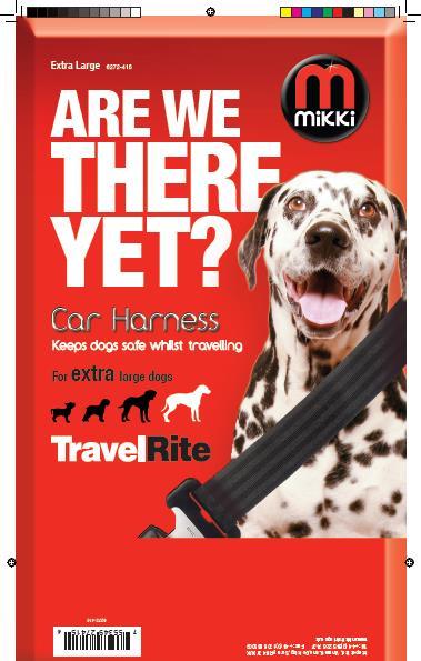 TRAINING TravelRite Travel Harness Keeps your dog safe whilst travelling Clips into