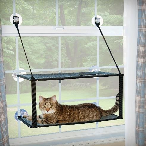 EDIBLES PET BEDS Instantly turn any window into a kitty
