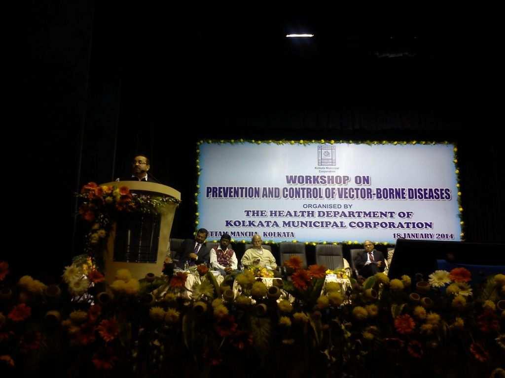 18 PIX 18: Workshop on malaria and dengue for primary care physicians of the city on 18 January 2014 at Uttam Mancha. Dr. AC Dhariwal, Director of NVBDCP, Govt.