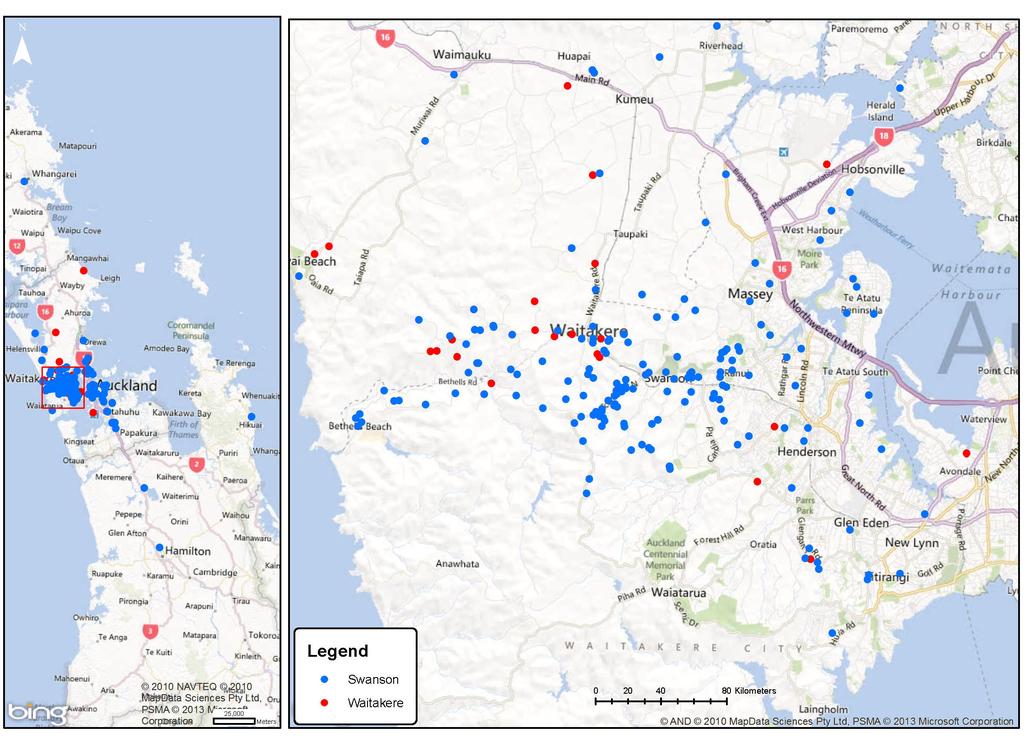 Figure 19: Registered addresses of vehicles at park-and-ride 4.4 Broader Strategic Considerations There are several broader strategic considerations that are of relevance to this study.